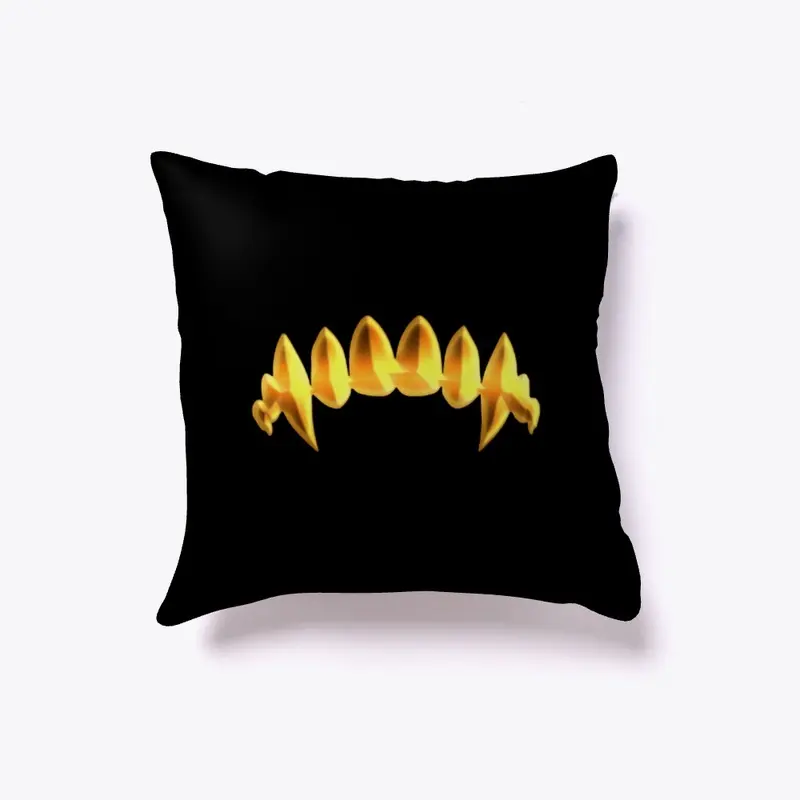 Deep's Teeth Indoor Pillow