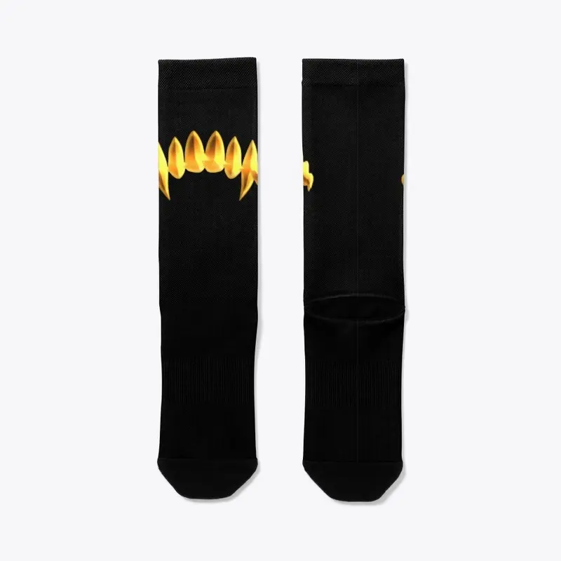 Deep's Teeth Crew Socks